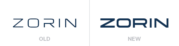 Zorin logo old logo new